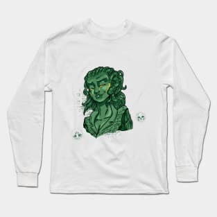 Vraska, Green Mage for White Long Sleeve T-Shirt